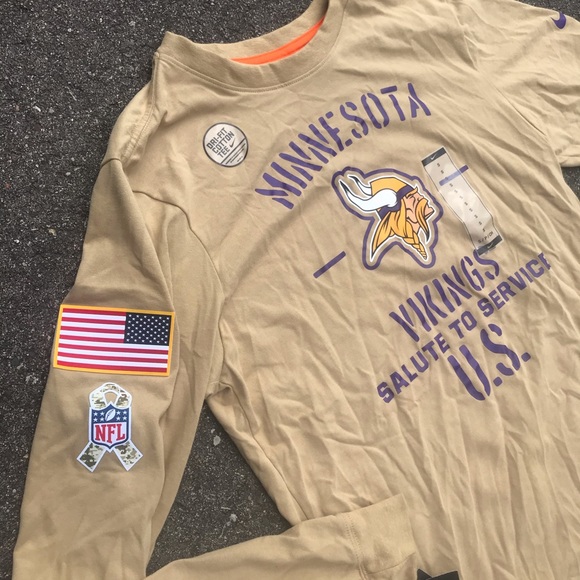 vikings salute to service shirt